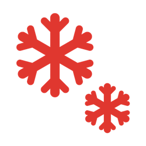 icoon sneeuwvlokjes
